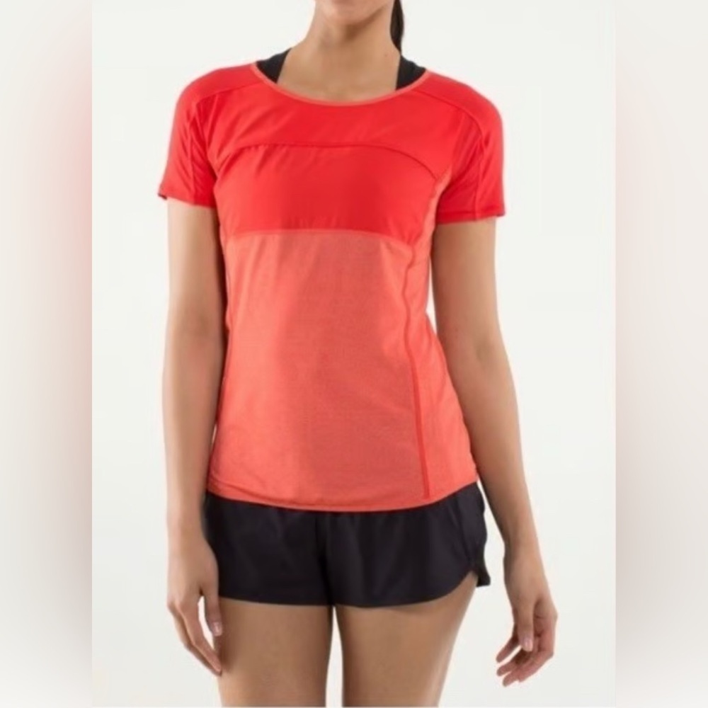 Lululemon Run Fast open back shirt, no size, fits like medium
